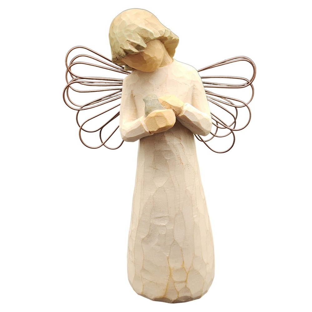 Willow Tree Angel of Healing Figurine Susan Lordi Demdaco 1999 Bird 5 Inch